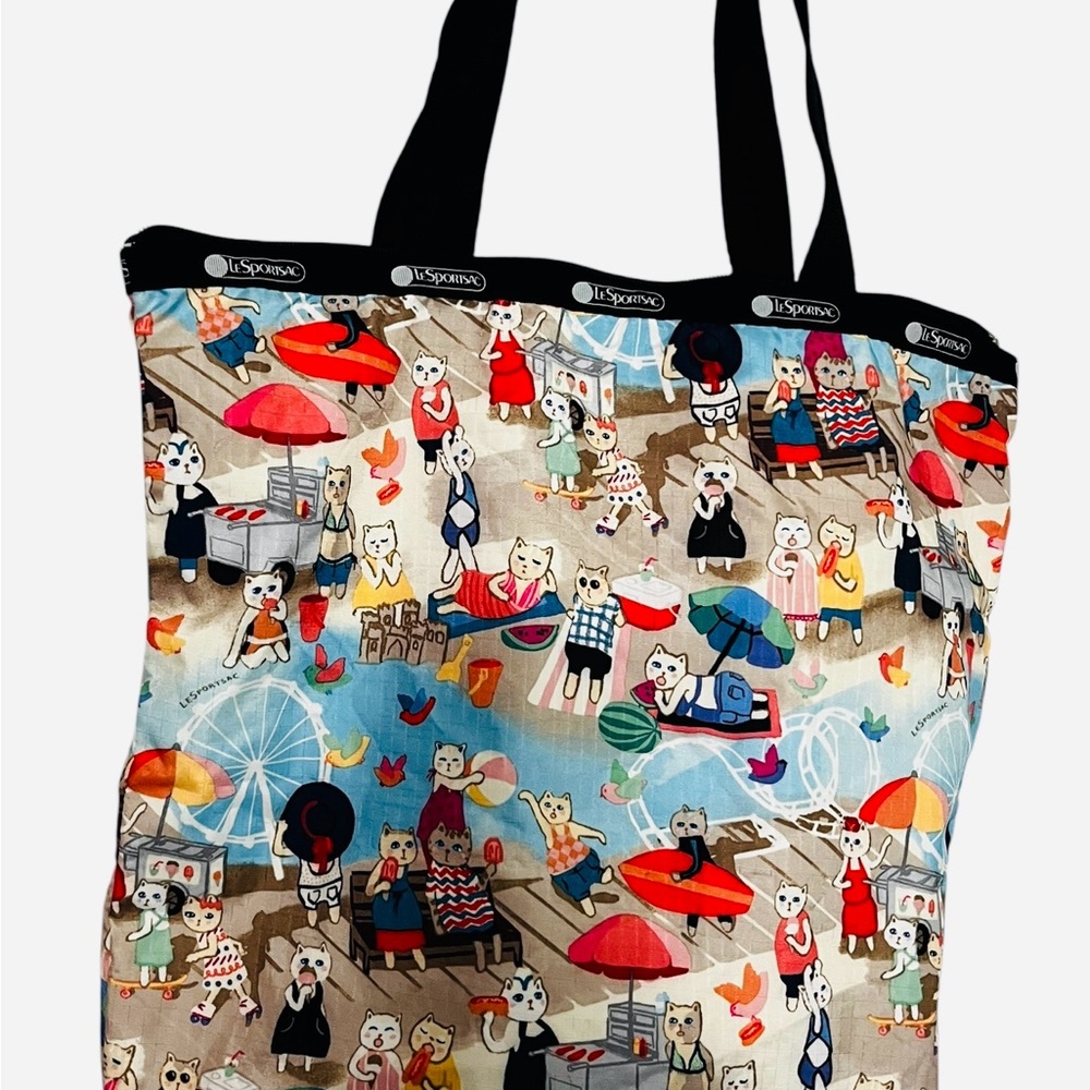 Lesportsac Womens Medium Cat Lovers Tote Bag - Picture 6 of 12